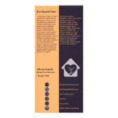 Rackkarte für ältere Zuhause Care Services Werbekarte (Hinten)