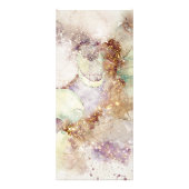 Rackkarte für Aquarellen und Gold Fohlen Werbekarte (Hinten)