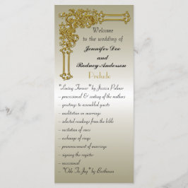 Rackkarte für das Hochzeitsprogramm Programm
