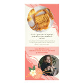 Rackkarte für das Marketing "Knittern" Werbekarte (Hinten)