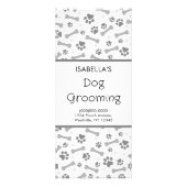 Rackkarte für die Dog Grooming Service Price Werbekarte (Vorne)