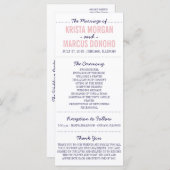 Rackkarte für einfache Silhouetten Programm (Vorne/Hinten)