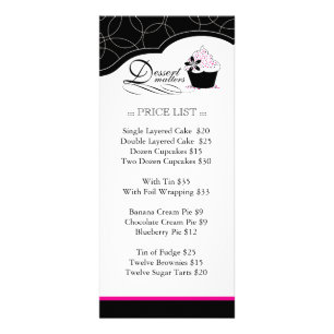 Rackkarte für Fettbacken Werbekarte