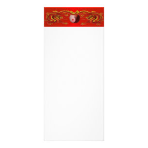 Rackkarte für Feuerdrachen Werbekarte