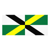 Rackkarte mit der Flagge von Monterey, USA. Werbekarte (Hinten)