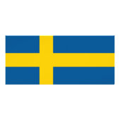 Rackkarte mit Flagge der Ukraine Werbekarte (Hinten)