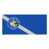 Rackkarte mit Flagge von Las Vegas, USA Werbekarte (Hinten)