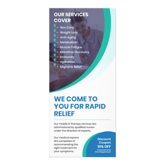 Rackkarte Werbekarte (Hinten)