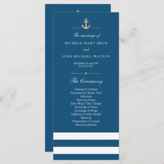 Rackkarten für blaue Streifen Programm (Vorne/Hinten)