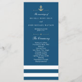 Rackkarten für blaue Streifen Programm (Vorderseite)