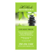 Rackkarten für das ästhetische Menü (Vorne)