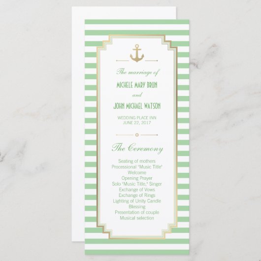 Rackkarten für das Nautic Custom Minze White Progr Programm (Vorne/Hinten)