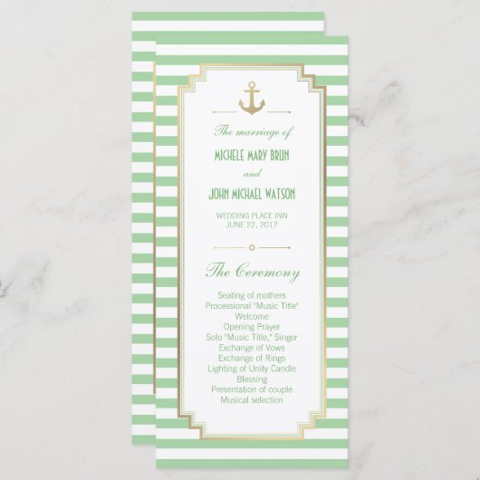 Rackkarten für das Nautic Custom Minze White Progr Programm (Vorne/Hinten)