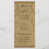 Rackkarten für Wein und Käse Party Menükarte (Vorderseite)