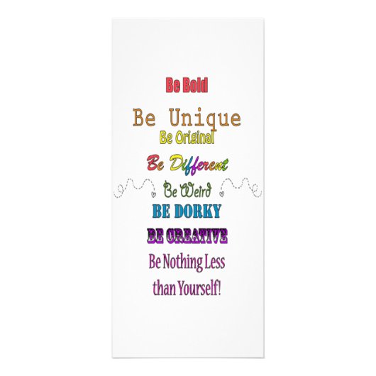 Rackkarten Werbekarte (Hinten)