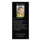 Rackkartendruck, Fotografie oder Hochzeit Werbekarte (Hinten)