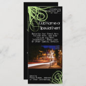 Rackkartendruck, Nachtklub oder Party (Vorne/Hinten)