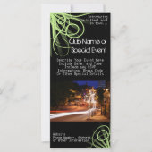 Rackkartendruck, Nachtklub oder Party (Vorderseite)