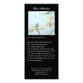 Rackkartendruck, Wellness-Center- oder Salon-Vorla Werbekarte (Hinten)