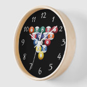 Rackte Billiardbügel rund Klammer Uhr (Winkel)