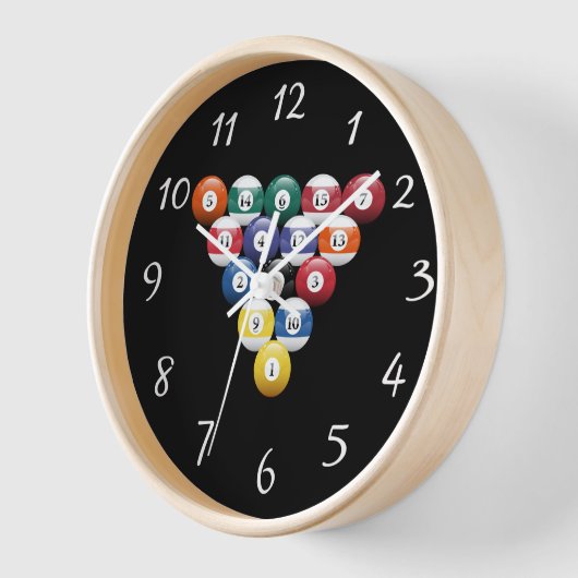 Rackte Billiardbügel rund Klammer Uhr (Winkel)