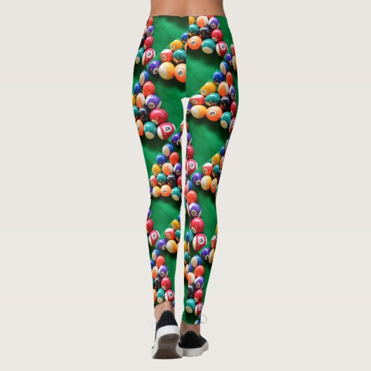 Rackte Eightballs, Leggings (Rückseite)