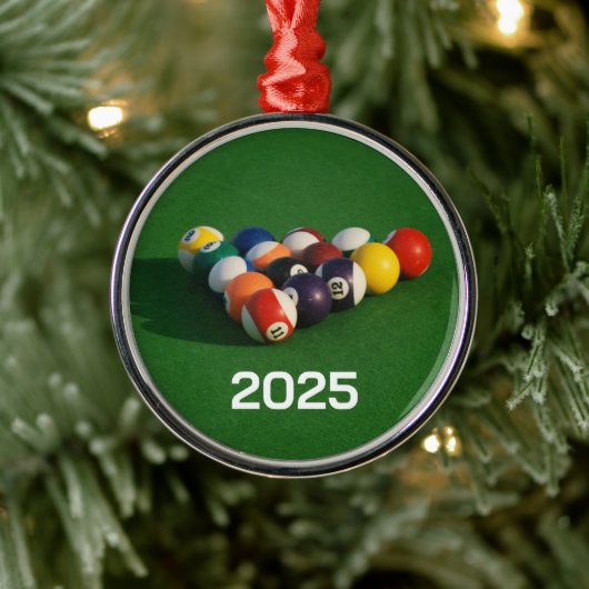 Rackte Pool Balls Ornament (Baum)
