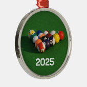 Rackte Pool Balls Ornament (Rechts)