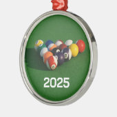 Rackte Pool Balls Ornament (Links)