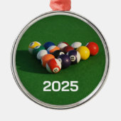 Rackte Pool Balls Ornament (Vorne)