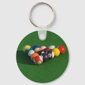 Rackter Pool Balls Schlüsselanhänger (Vorderseite)