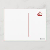 Rackup und Amok ausführen Postkarte (Rückseite)