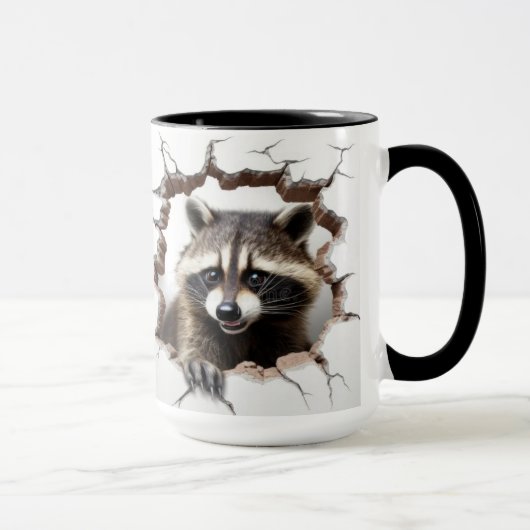 Racon in einer knackigen Wand Tasse (Rechts)