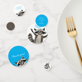 Racon-Party zum Geburtstag für Baby im Alter von 1 Konfetti