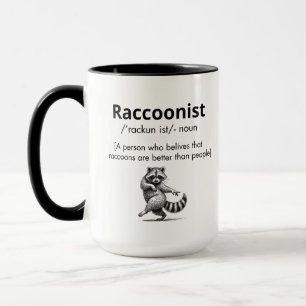 Raconist Definition, Raccoon-Liebhaber, Raccoon-Su Tasse