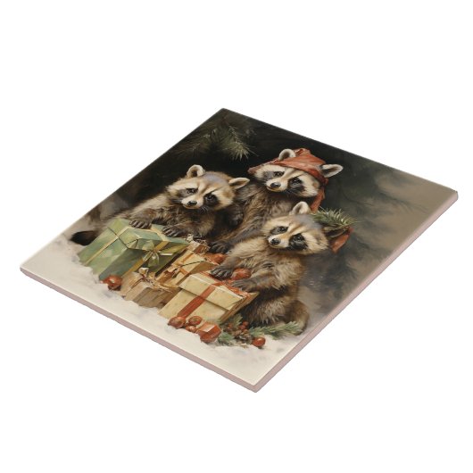 Racons und Weihnachtsgeschenke Fliese (Seite)