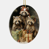 Racons und Weihnachtsgeschenke Keramik Ornament (Rechts)
