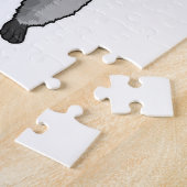 Racoon an der Fitness mit Dumbells Puzzle (Seite)