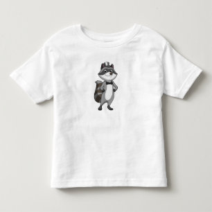 Racoon as Groom mit Krawatte Kleinkind T-shirt