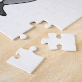 Racoon as Groom mit Krawatte Puzzle (Seite)