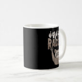 Racoon Asl Hand Gesture Deaf Gehörlose Ausblicke Kaffeetasse (VorderseiteRechts)