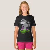 Racoon Bicycle T-Shirt (Vorne ganz)