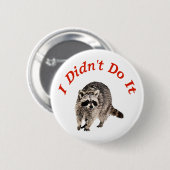 Racoon Button (Vorne & Hinten)