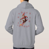 Racoon chrismas Ski Hoodie (Rückseite)