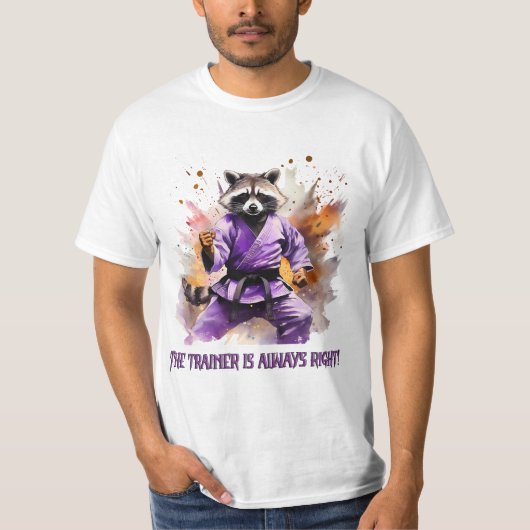 Racoon-Coach, Sport T-Shirt (Vorderseite)