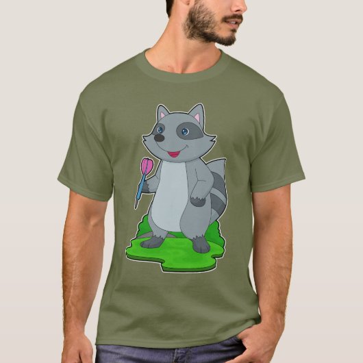 Racoon Darts Dart T-Shirt (Vorderseite)