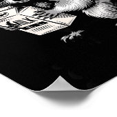 Racoon Feral Like My Blood Sugar Diabetes Awarenes Poster (Ecke)