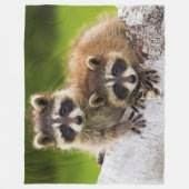 Racoon Fleecedecke (Vorderseite)