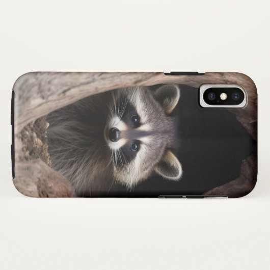 Racoon in der Baumhöhle Case-Mate iPhone Hülle (Rückseite (Horizontal))
