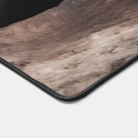 Racoon in der Baumhöhle Schreibtischunterlage (Ecke)